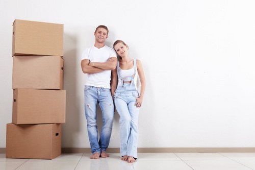 Local home moving team handling a Watford property move