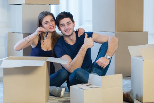 Packing and unpacking support for a Watford home move