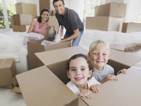 Local house removals team preparing a home move in Watford