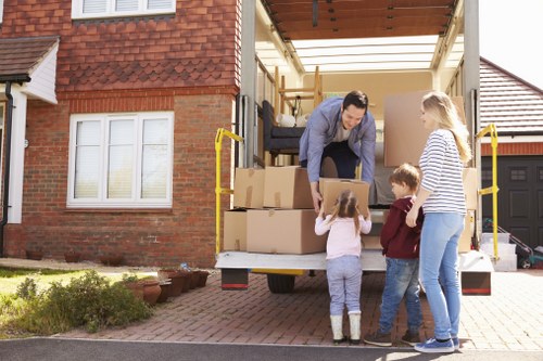 Removal van in Watford supporting sustainable recycling and reusable item collection