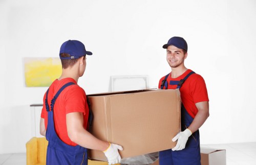 Removal van team preparing for a safe move in Watford