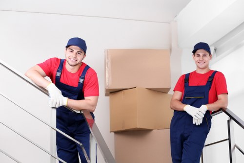 Moving truck supporting a residential move in Watford