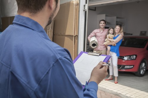 Local removal team preparing for a house move in Watford