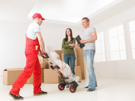 Local removals crew planning access for a Watford property move