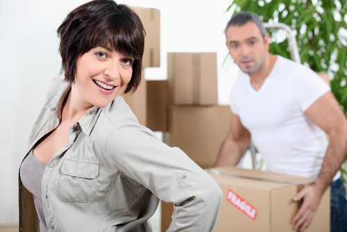 Local moving van used for flat and house removals in Watford