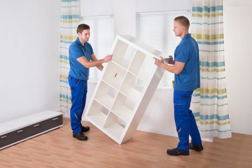 Team handling an office move in Watford