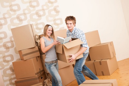 Professional team handling residential furniture removals in Watford